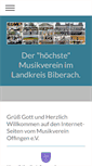 Mobile Screenshot of musikverein-offingen.de